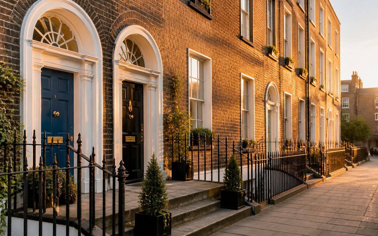 Premium Dublin Georgian street