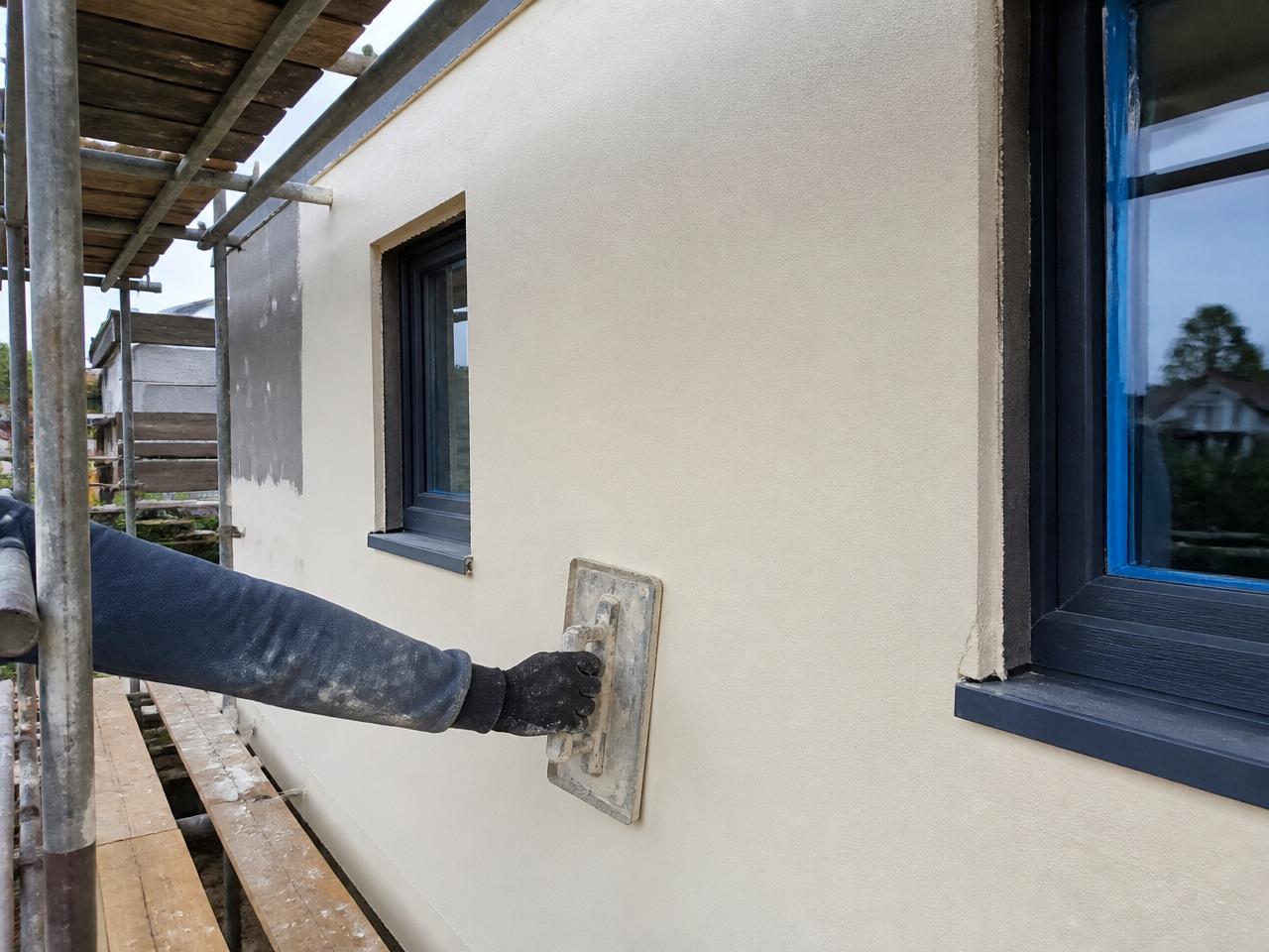 External wall insulation render finish in Dublin by Phoenix Maco Ltd